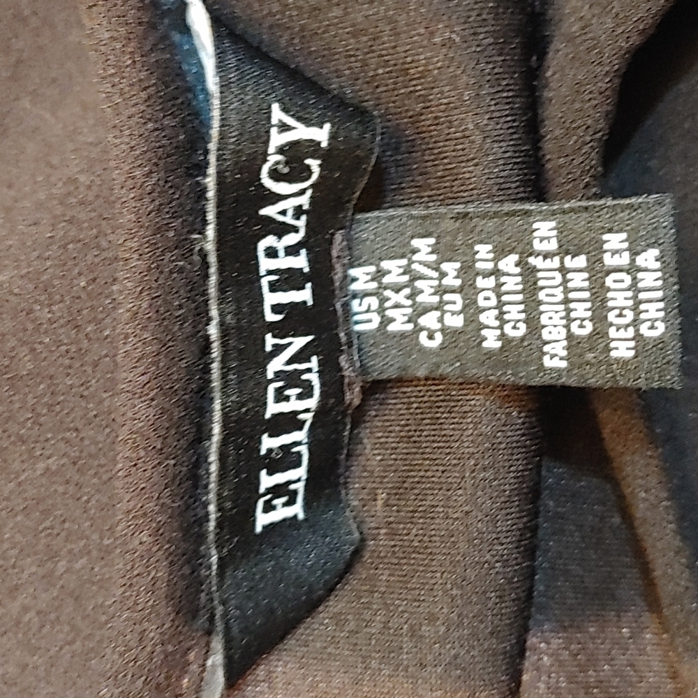 Ellen Tracy women's‎ stretch black Tops size medium - Picture 8 of 8
